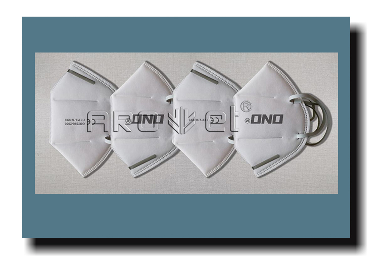 抖圈架设在全自动口罩机上完成在线喷码